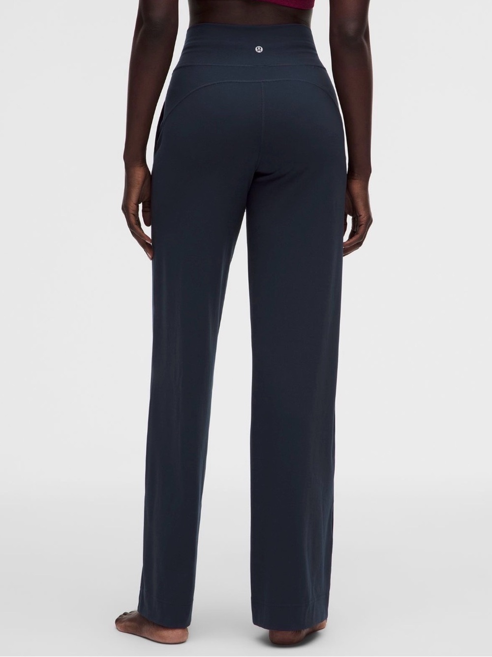 lululemon athletica Navy Wide-Leg High-Rise Active Pants - Picture 3 of 7